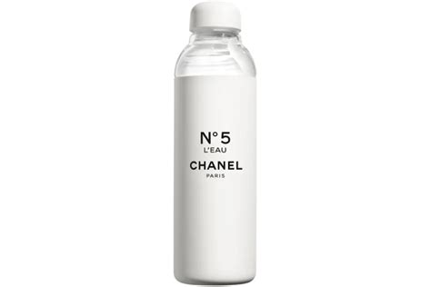 chanel paris no 5 water bottle white|chanel no 5 bottle design.